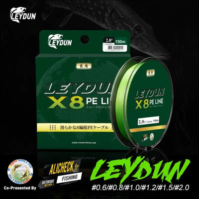 Leydun micro fishing lines 8 strands braided pe 100m 150m japan smooth multifilament line carp fly