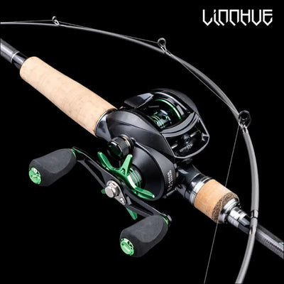 Linnhue baitcasting reel bs2000 8.1:1 high speed reel fishing saltwater fresh fishing wheel