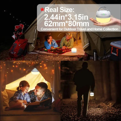 Lv10 outdoor led camping flashlight 230 hours rechargeable camping lantern with magnet lighting