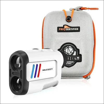 Mileseey pf2e golf laser rangefinder - 600m yard/m mini 6x telescope