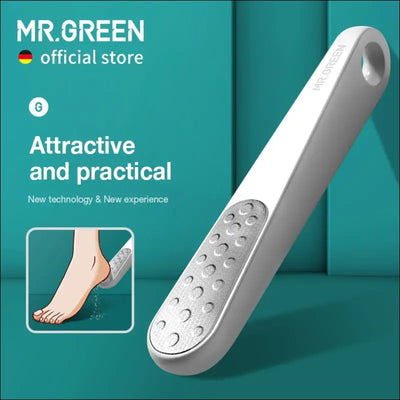 Mr.green foot file - professional double-sided dead skin remover for pedicure tools