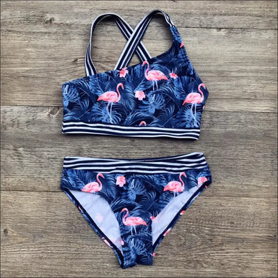 Multi style kids girls bikini set 2023 new print girls kids swimwear swimsuit summer children