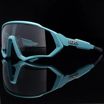 New style photochromic cycling sunglasses - uv400 polarized mtb eyewear