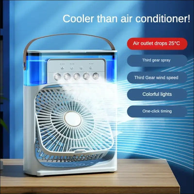 Portable air conditioner - small air cooler with hydrocooling technology - 3 speed fan - for office