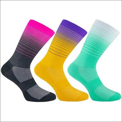 Professional knee-high cycling socks for men | high quality outdoor sports socks | timubike