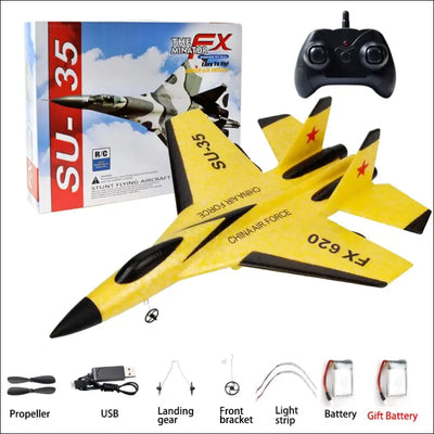 Rc foam aircraft su-35 plane 2.4g radio control glider remote control fighter plane glider airplane