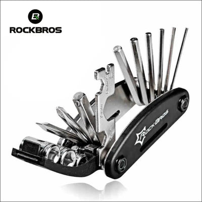 Rockbros 16 in 1 bike bicycle multi repair tool set kit hex spoke cycle screwdriver tool wrench