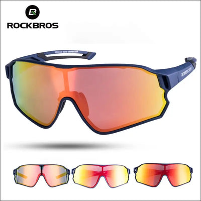 Rockbros cycling glasses mtb road bike polarized sunglasses uv400 protection ultra-light unisex