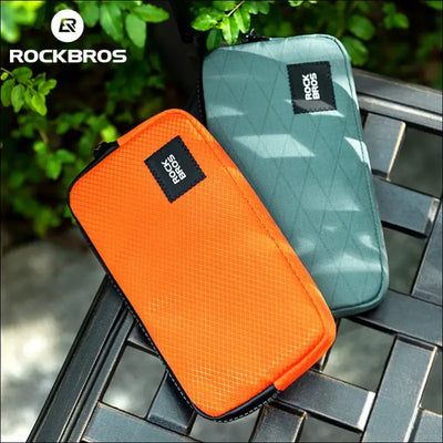 Rockbros cycling phone bag - lightweight portable hand bag for coins and wallet - 0.15l capacity