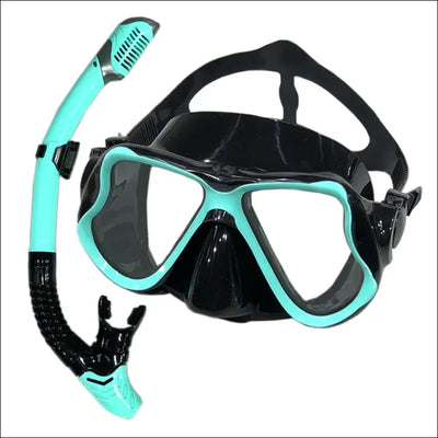 Scuba snorkel diving mask - professional snorkeling goggles for adults - tempered glass lens -