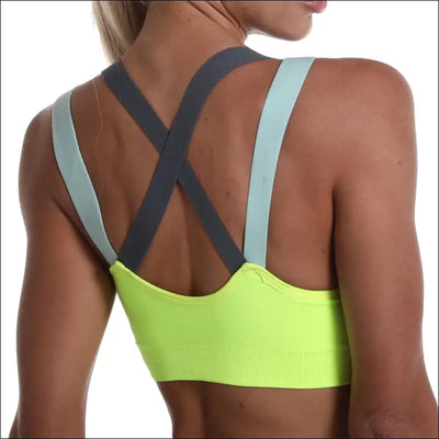 Sports bra for women gym seamless high impact sports bra yoga fitness top female underwear push-up