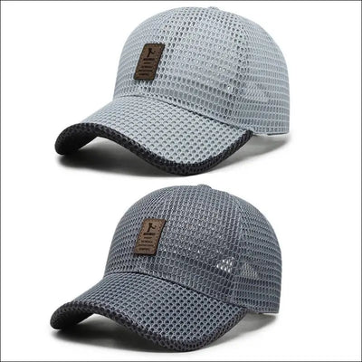 Summer breathable mesh baseball cap women men uv protection outdoor riding fishing tennis golf caps