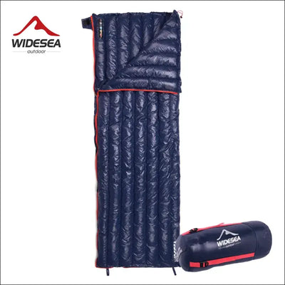 Ultralight sleeping bag with down filling - waterproof & portable (75℃ comfortable temp)