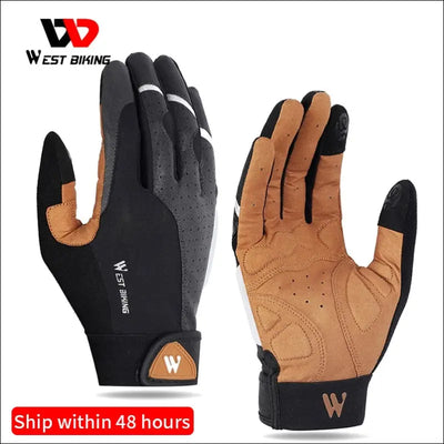 West biking sports cycling gloves touch screen men women mtb bike gloves running fitness gym riding