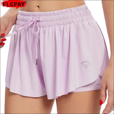 Women refreshing flowy running yoga workout gym athletic hiking shorts leggings high flexibility