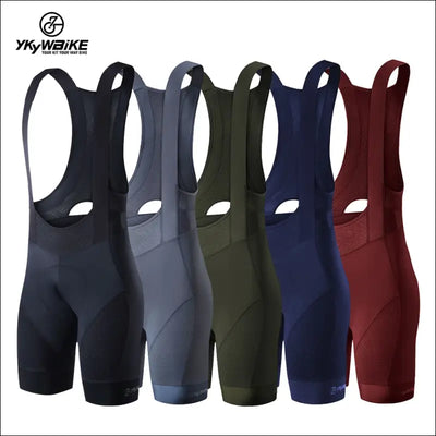 Ykywbike Cycling Bib Shorts Men Outdoor Wear Bike 6 Hours Ride Padded Riding Bib Tights Bicycle Men&#39;s Cycling Clothing Quick-Dry - Essential Sporting